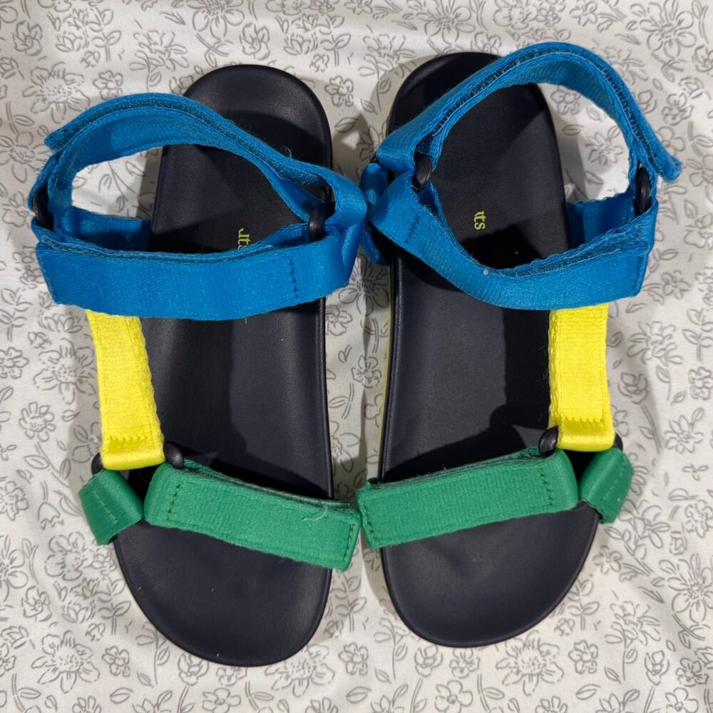 [J.Crew] Kids' Sporty Strap Sandals – Colorblock – Size 3
